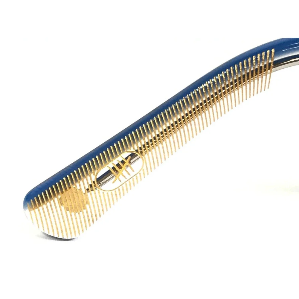 Erkers Eyeglasses Frames PAULOS BLUE Brown Stripe Square Full Rim 47-24-150